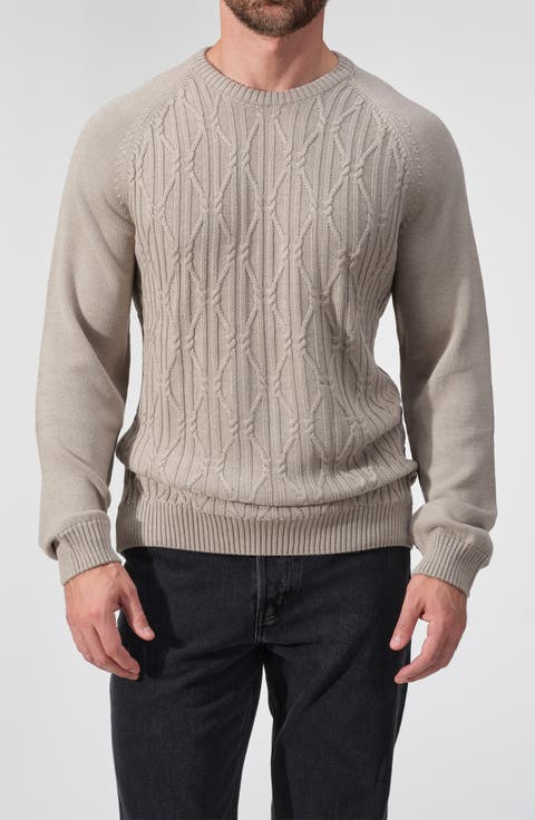 Ravello Merino Wool Cable Knit Sweater
