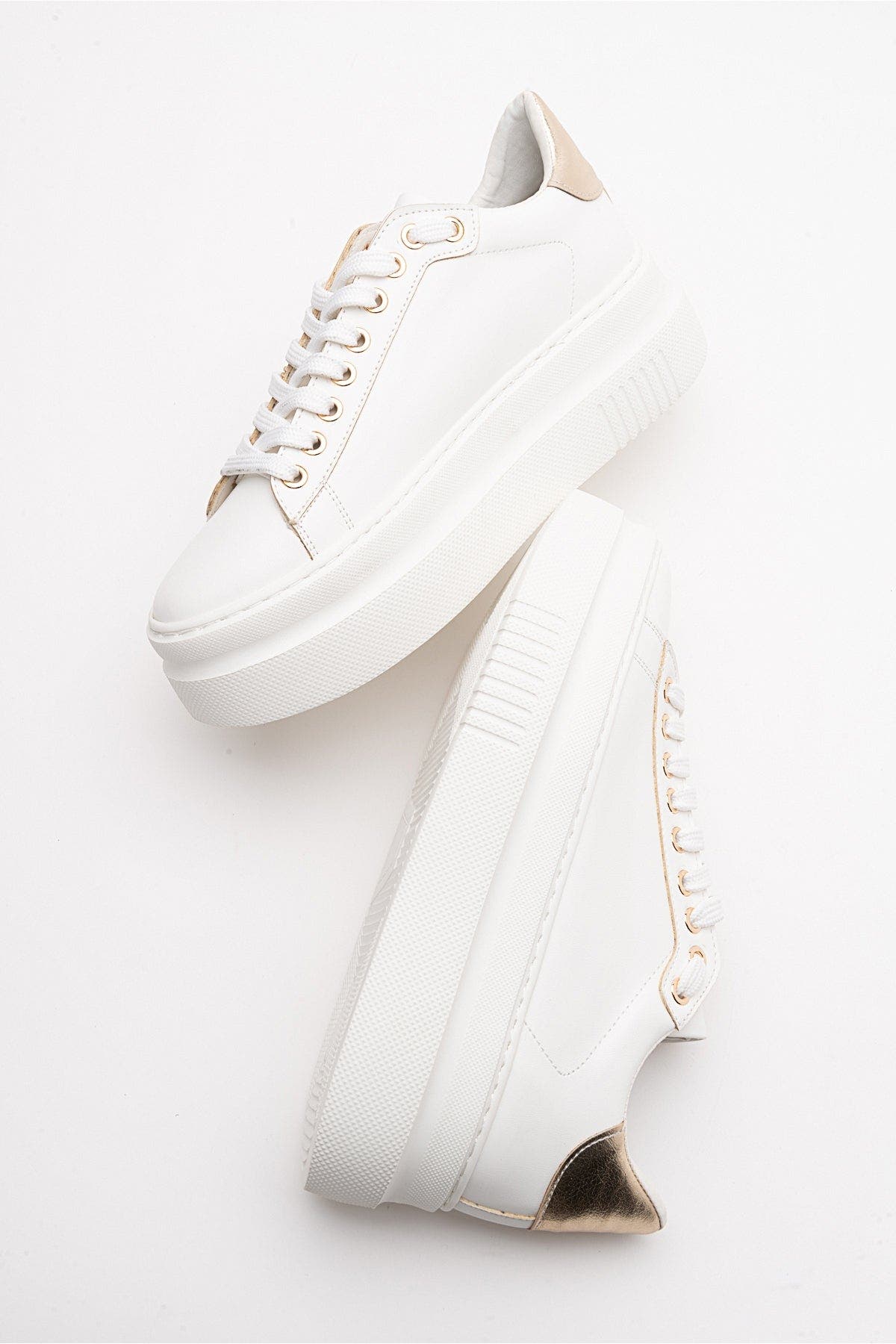 Prologue Shoes Violette Platform Sneakers, Alternate, color, White