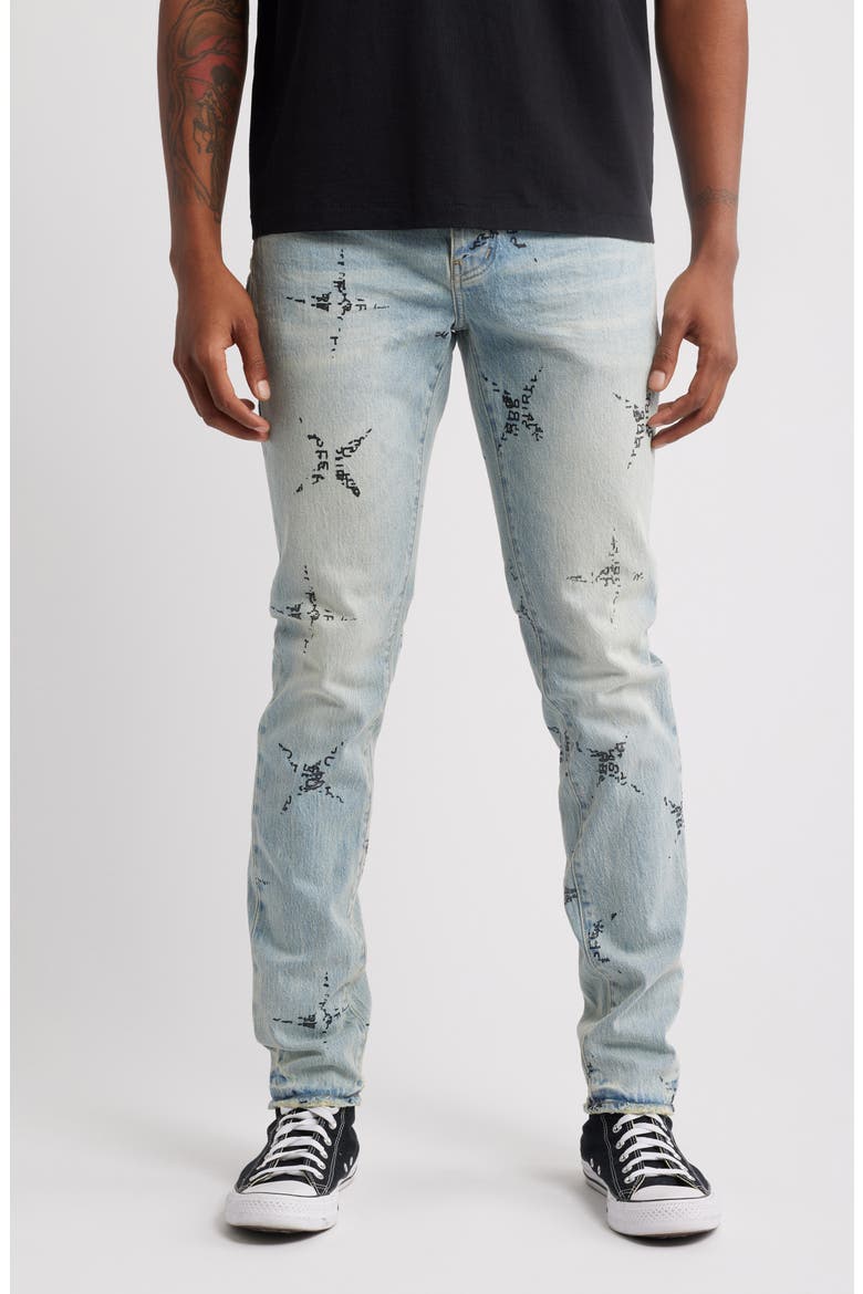 High Waist Raw Hem Skinny Jeans, Main, color, LIGHT INDIGO