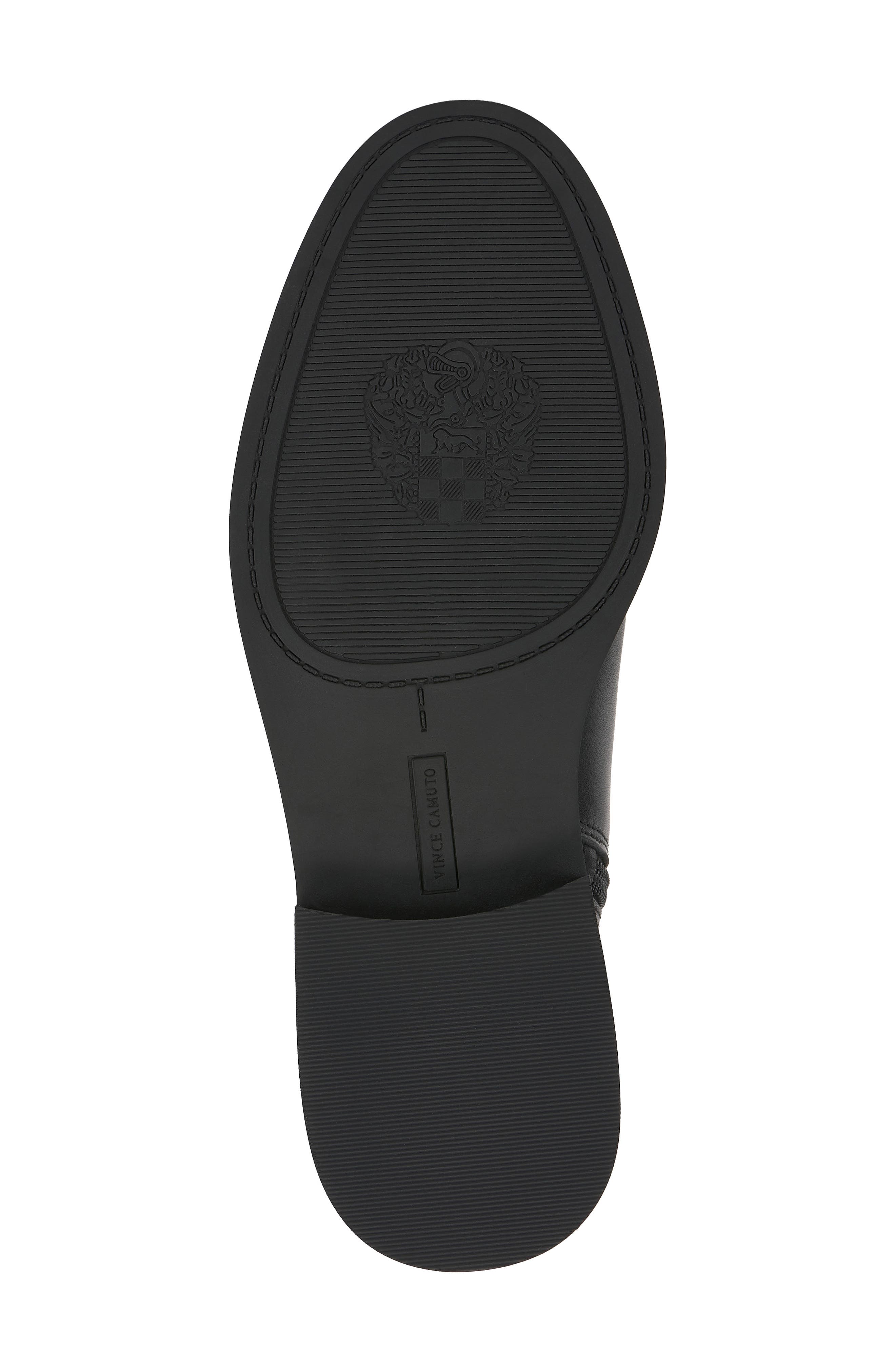 Vince Camuto Amais Quilted Moto Boot, Alternate, color, Black