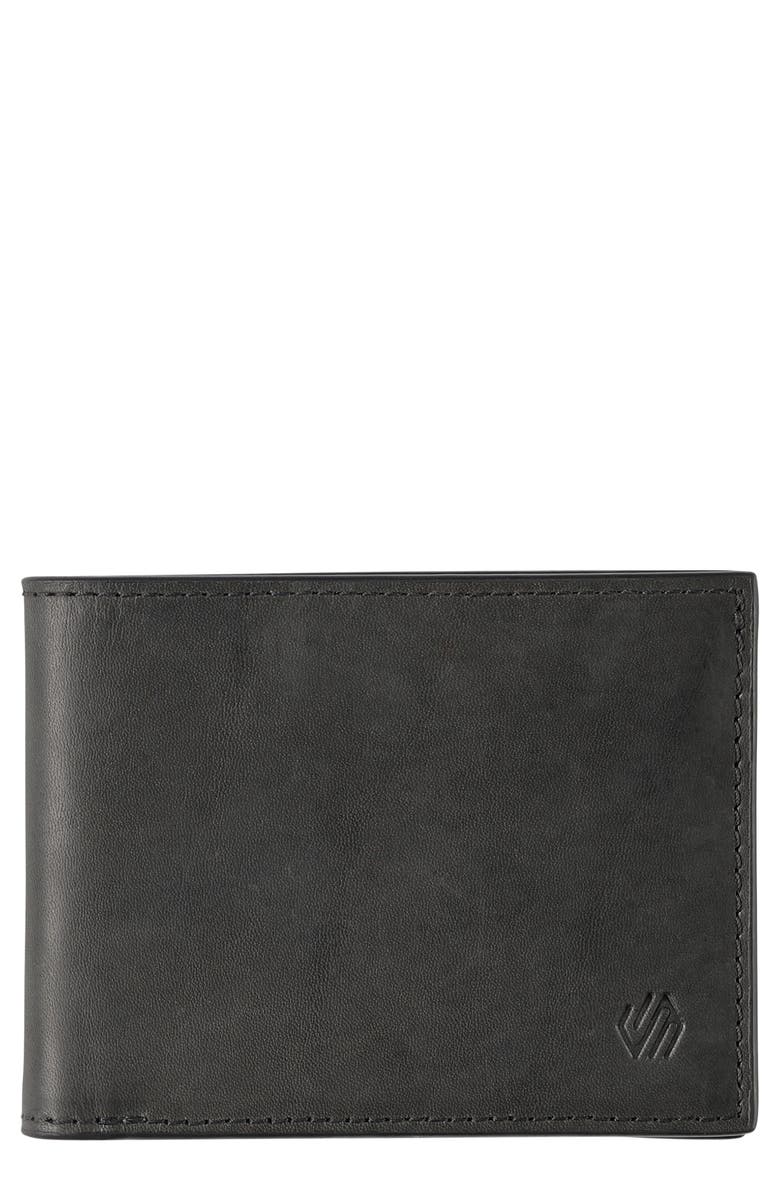 Johnston & Murphy Rhodes Leather Bifold Wallet, Main, color, 