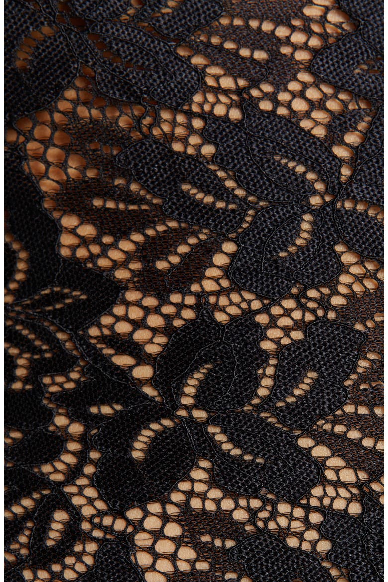 Blake Lace Thong Teddy, Alternate, color, BLACK