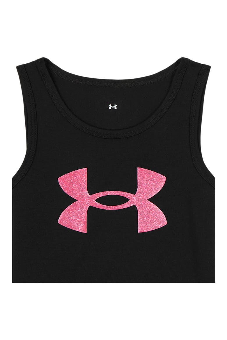Kids' Graphic Tank & Wrap Skort Set, Alternate, color, BLACK