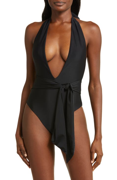 Nordstrom black one piece swimsuit online