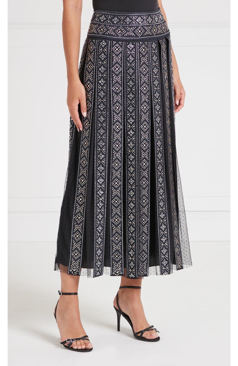 Temperley London Gallantry Skirt, Main, color, Black