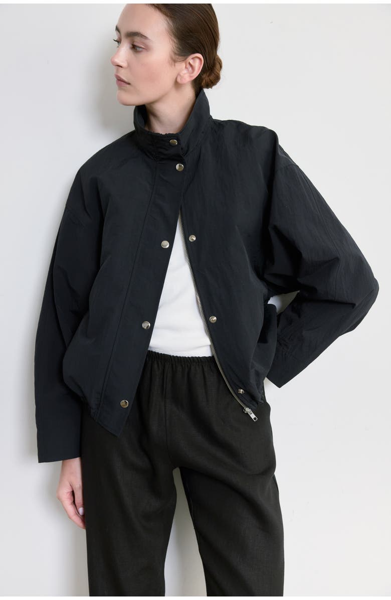 Almina Concept High Neck Jacket, Alternate, color, Black