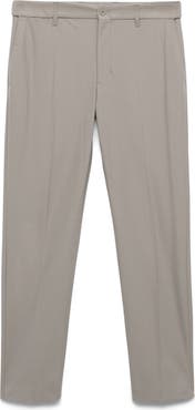 MANGO Slim Fit Thermolite® Flat Front Pants