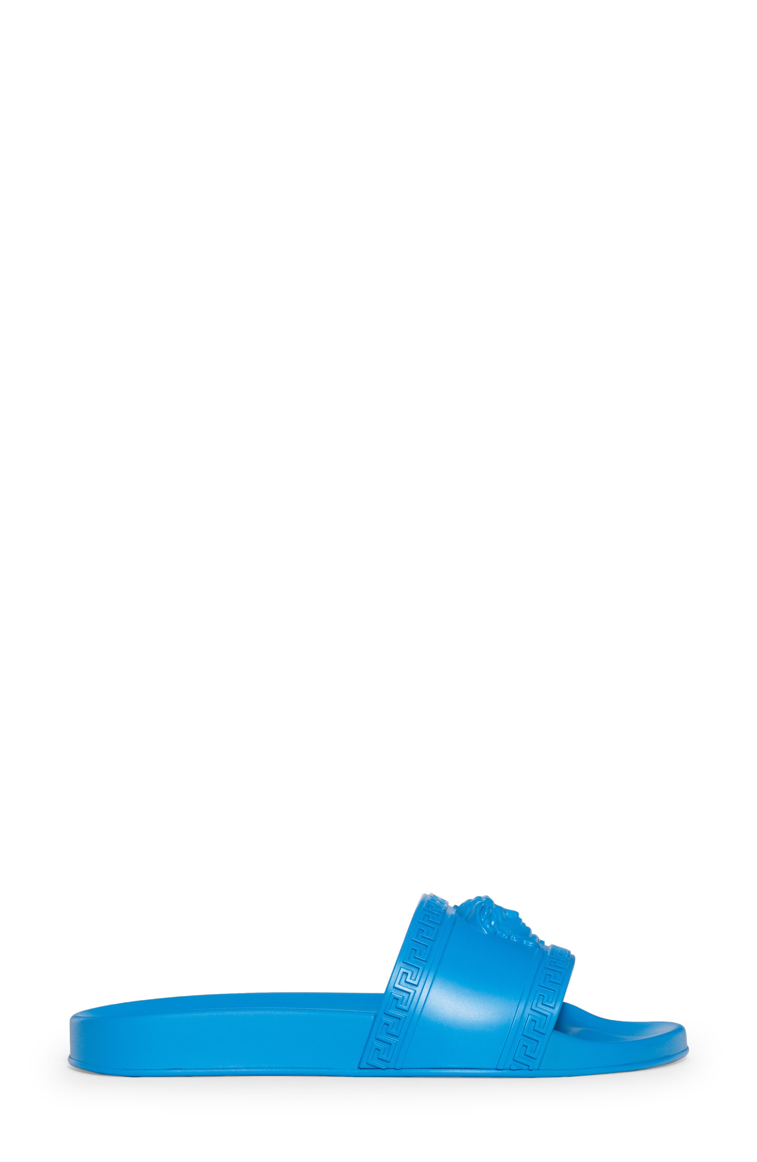Palazzo Medusa Slide Sandal, Alternate, color, TEAL