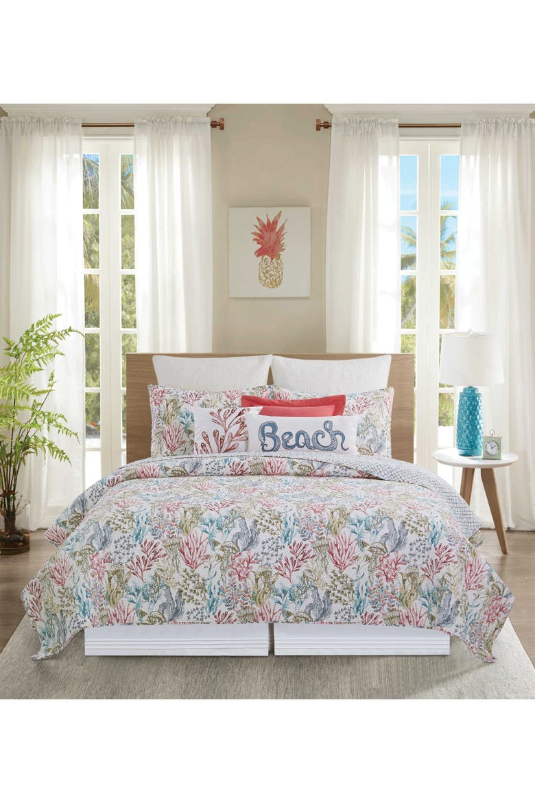 Delphina Reef Standard Sham, Alternate, color, Pink