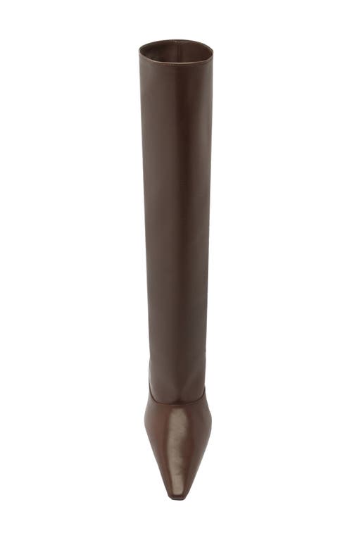 Schutz Rudy Pointed Toe Boot In Brown