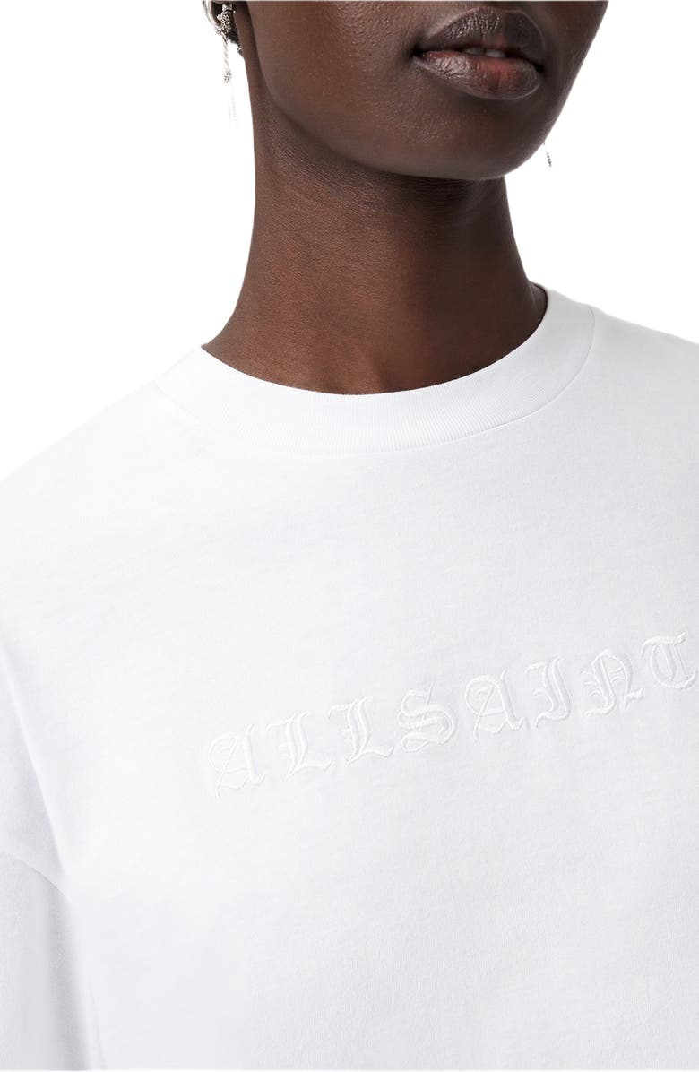AllSaints Vision Amelie Graphic T-Shirt, Alternate, color, Optic White