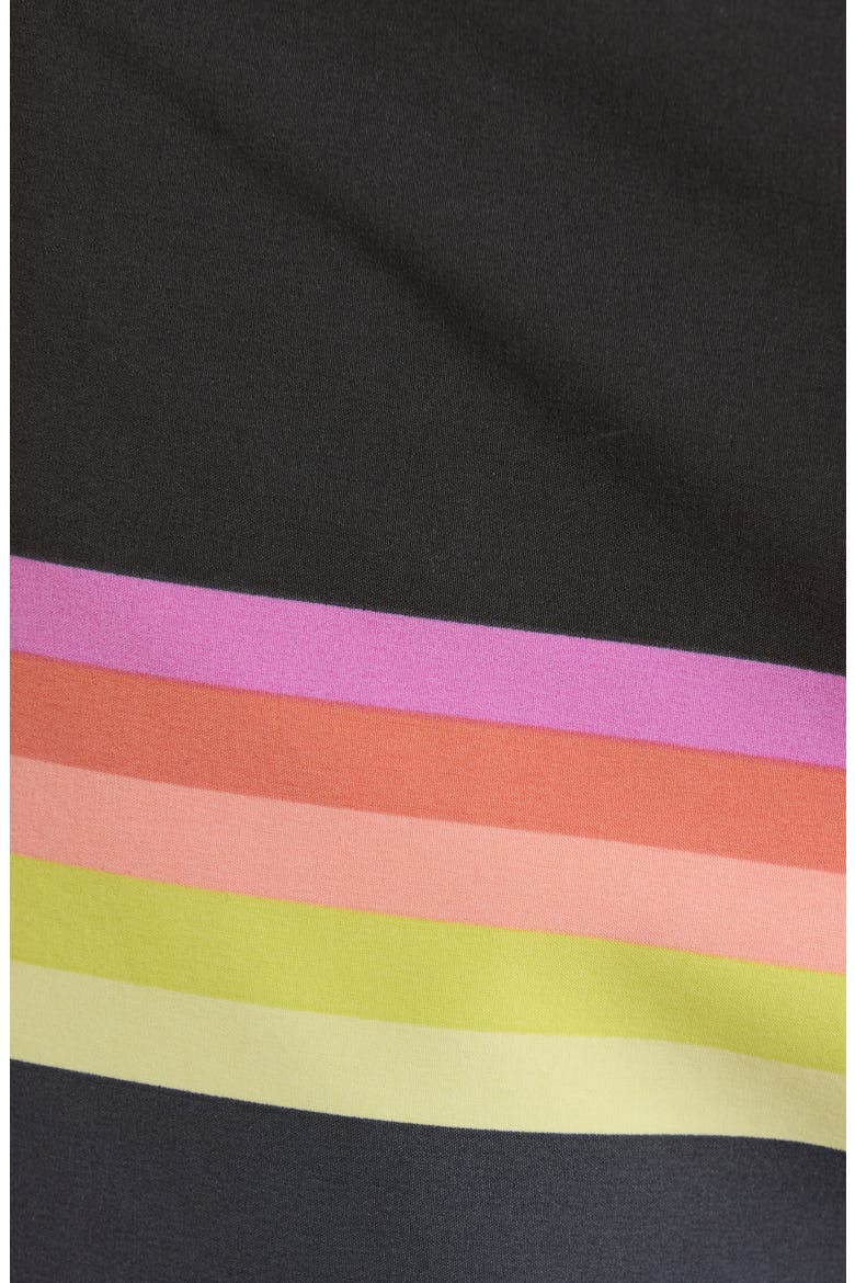 Surf Stripe Board Shorts, Alternate, color, BLACK