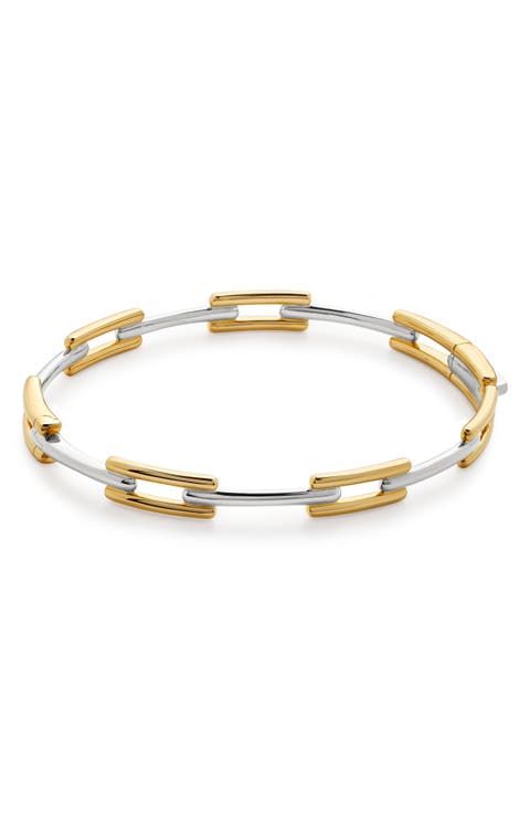 Slim Signature Link Bangle