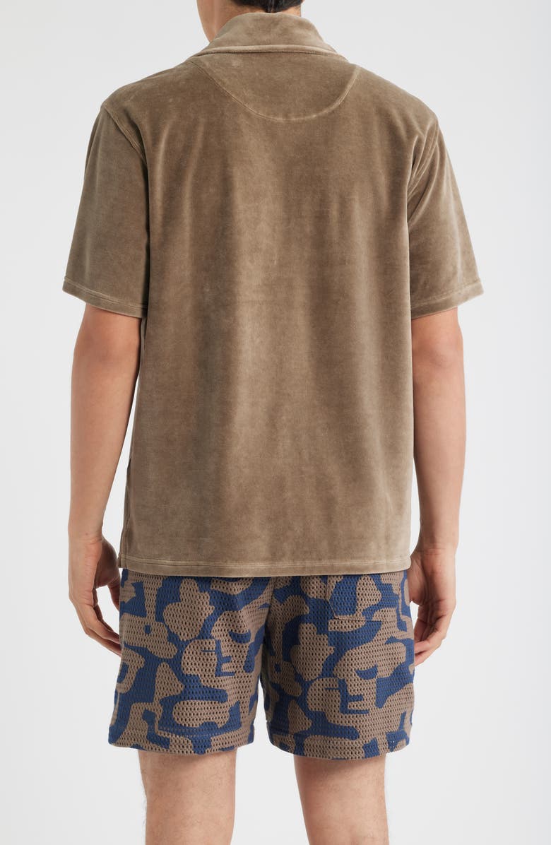 OAS Velour Polo, Alternate, color, Morel Girona