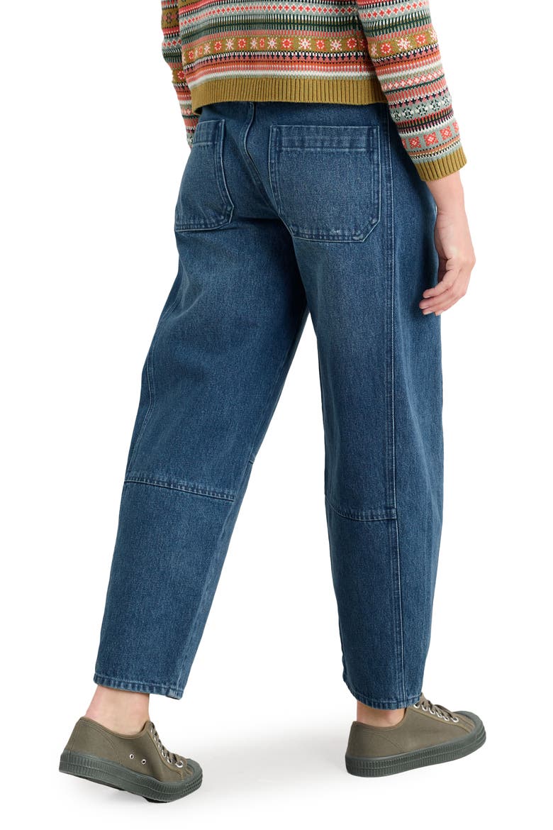 Gwenver Tapered Ankle Jeans, Alternate, color, MID WASH