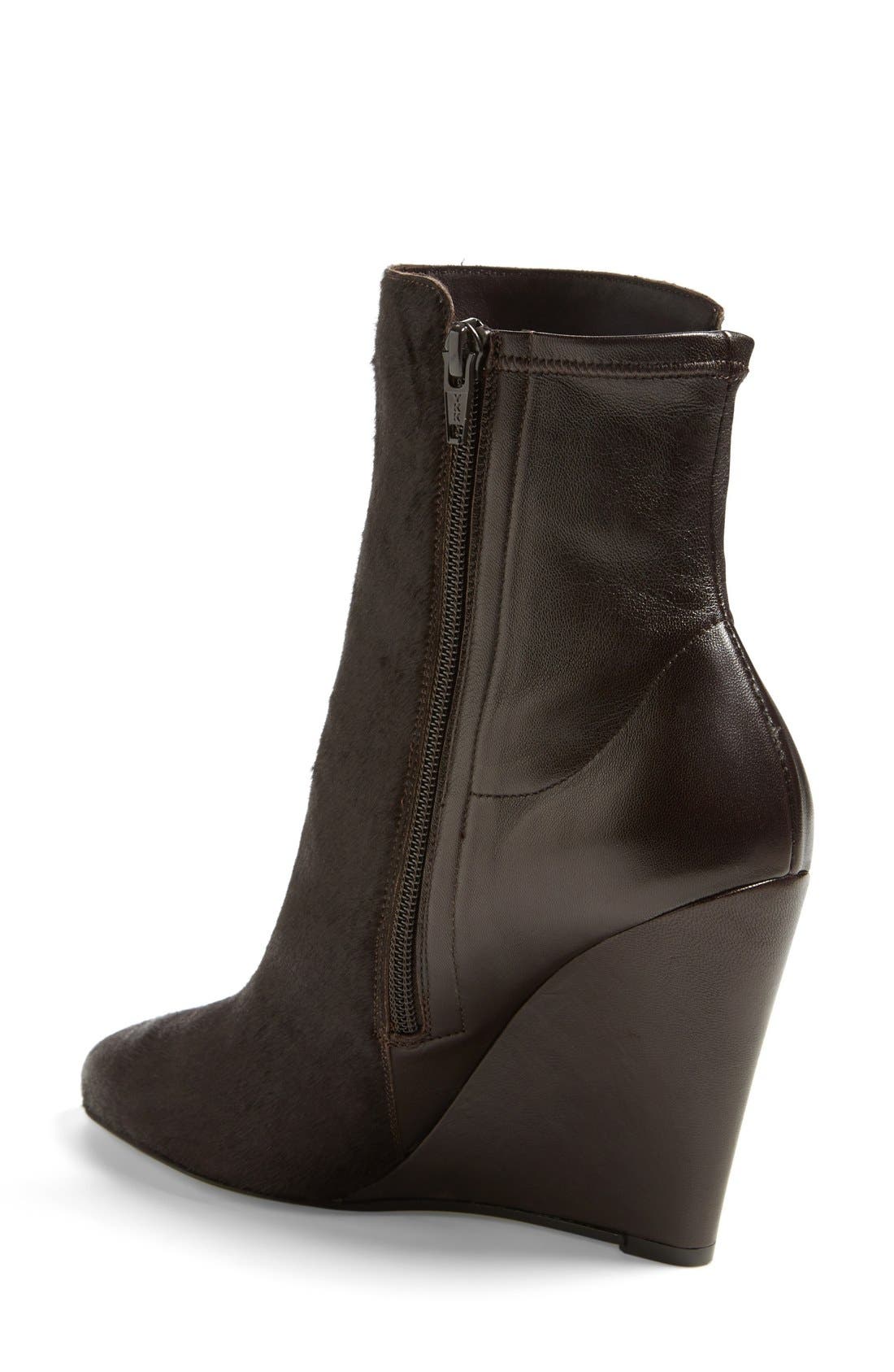 Vince 'Lanie' Calf Hair Bootie, Alternate, color, 