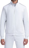 Bugatchi Comfort Cotton Blend Full Zip Sweatshirt