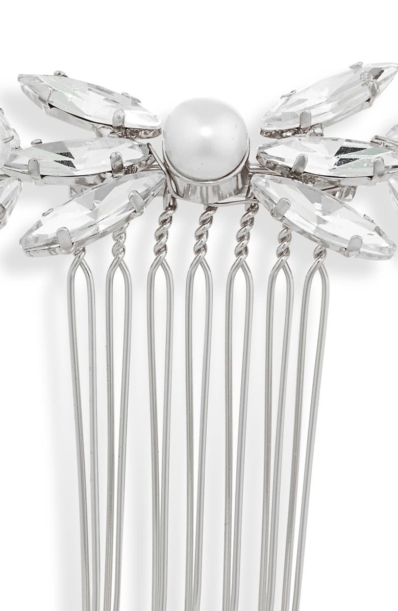 Brides & Hairpins Gemma Hair Comb, Alternate, color, Silver