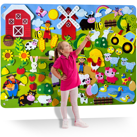 Felt Board Learning Set for Kids