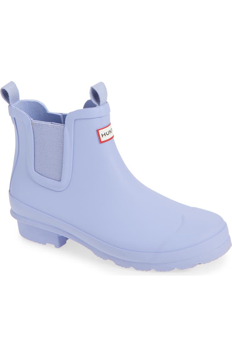 Hunter Kids' Original Waterproof Chelsea Rain Boot, Main, color, Drifting Thistle