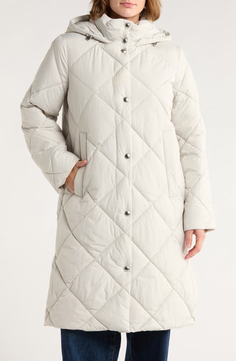 Hooded Long Quilted Puffer Jacket