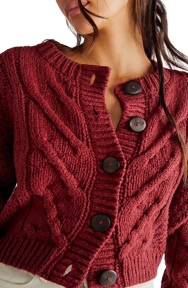 Bonfire Cable Knit Cardigan