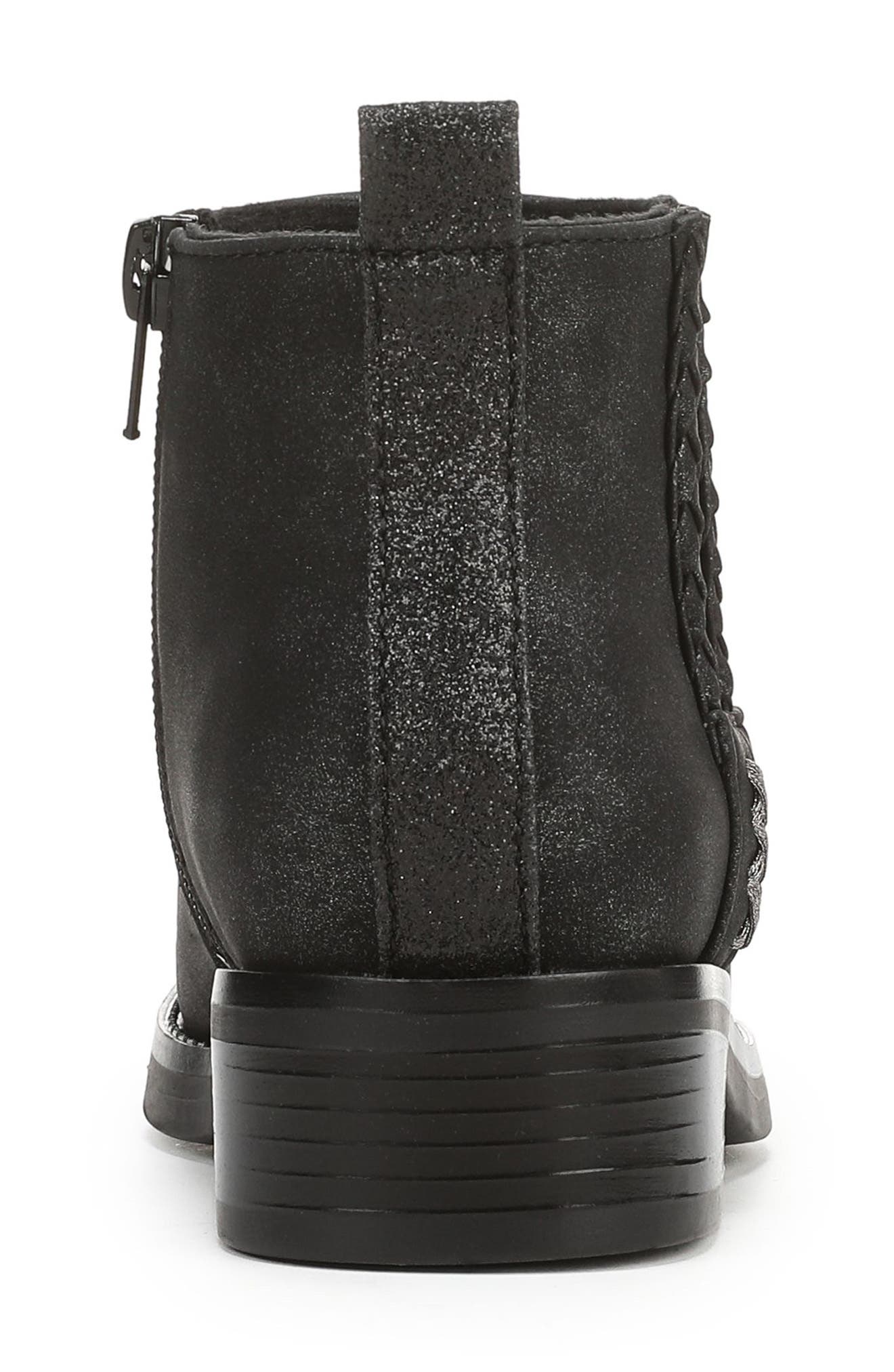 Blowfish Malibu Kids' Zojo Side Zip Boot, Alternate, color, Black Faux Leather