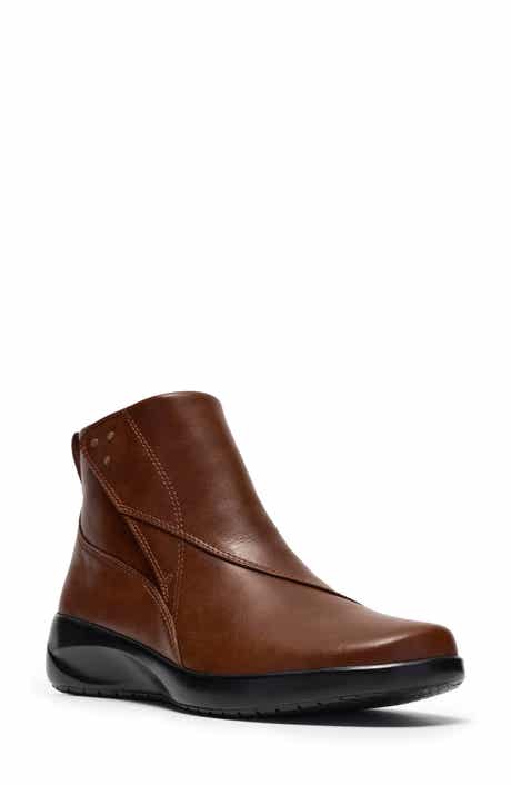 Kaetlyn Flow Leather Wedge Bootie