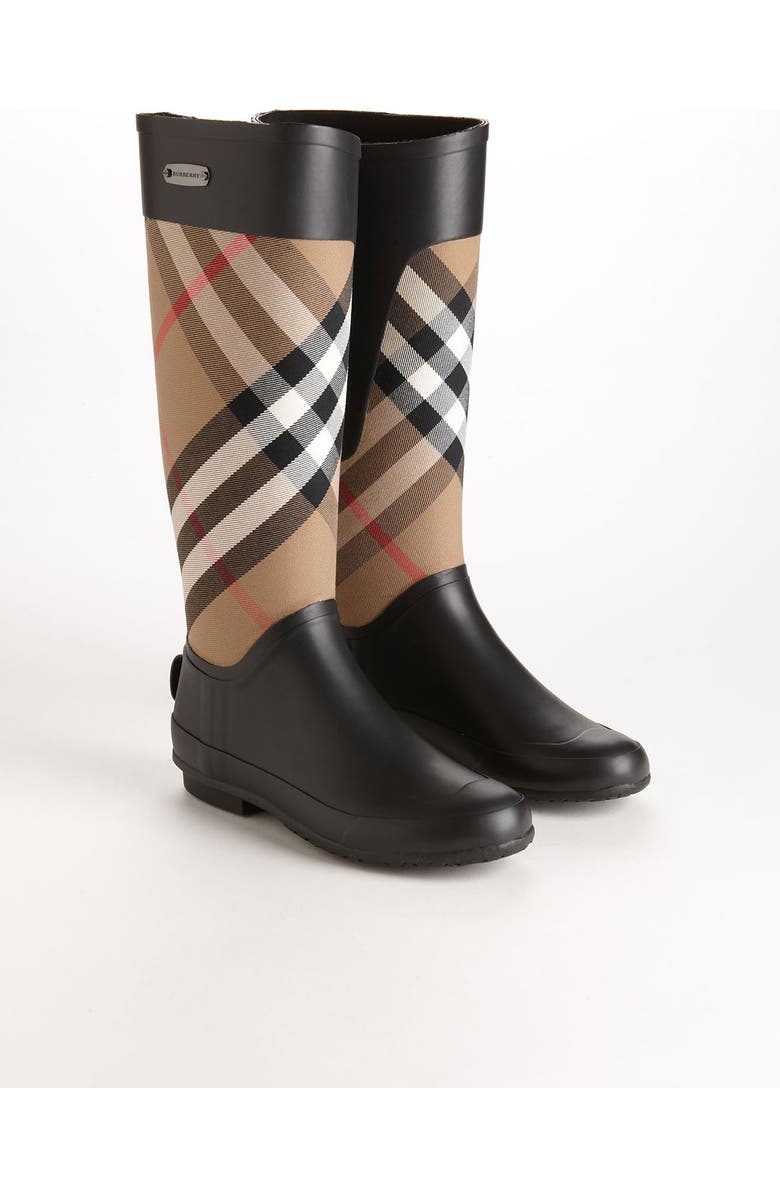 Burberry Clemence Rain Boot, Alternate, color,