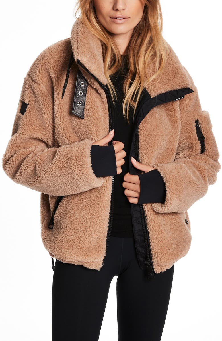 SAM. Denver Faux Shearling Jacket, Alternate, color, 