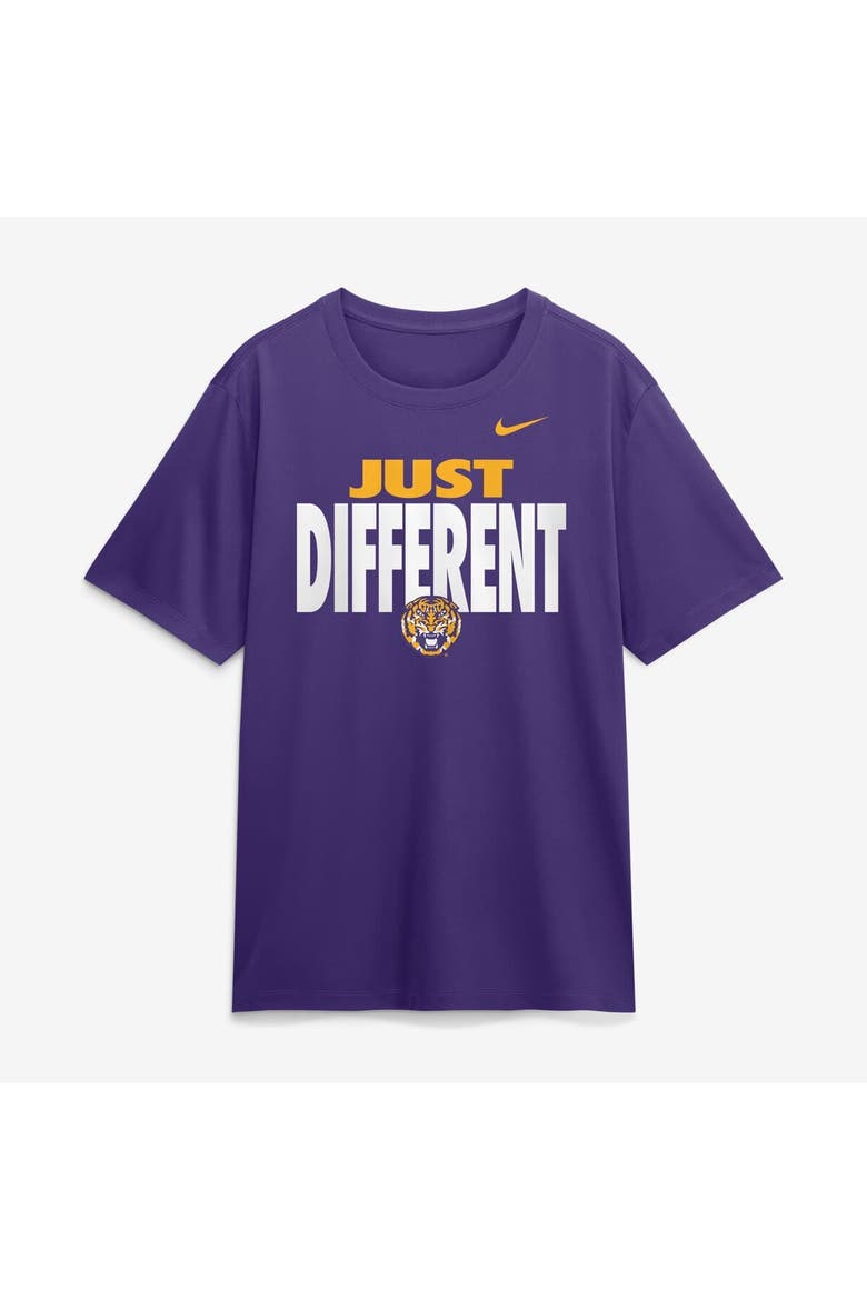 Men's Nike Purple LSU Tigers Just Different Legend Dri-FIT T-Shirt, Main, color, Purple