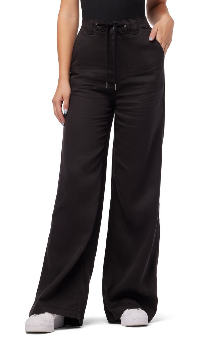 Hudson Jeans High Waist Tie Front Wide Leg Pants, Main, color,