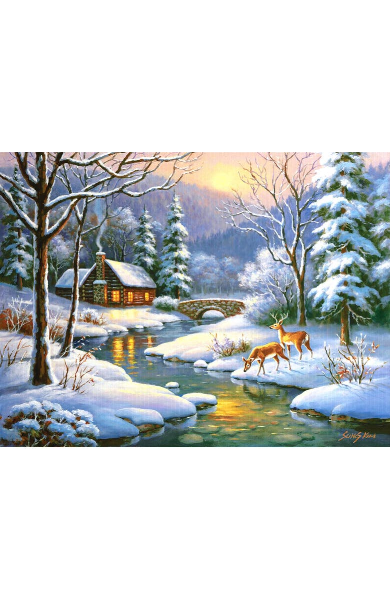 Sunsout Late Night Visitors 500 piece Jigsaw Puzzle for Adults, Alternate, color, Multicolor