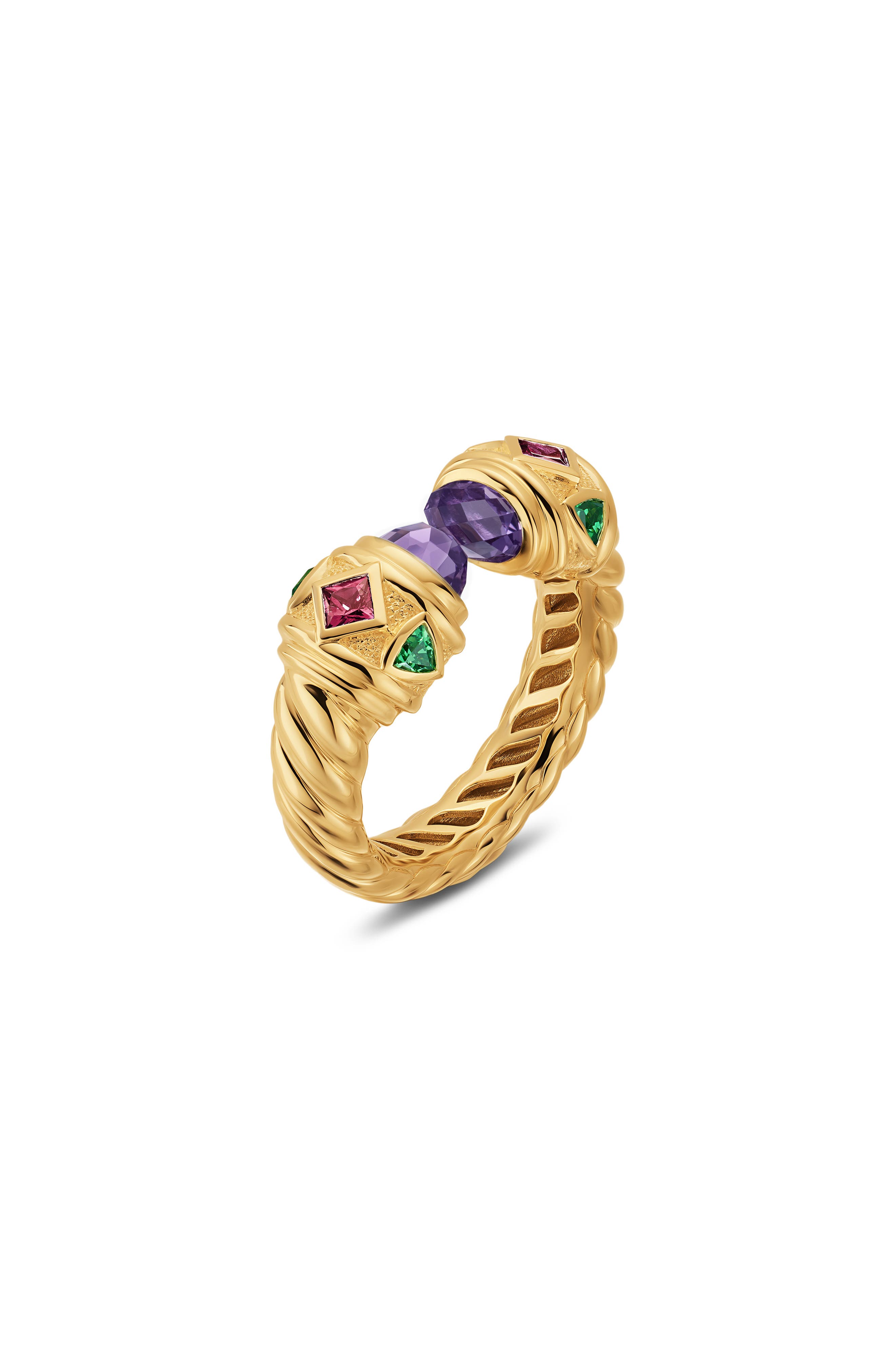 David Yurman Renaissance Color Ring in 18K Yellow Gold (Women) | Nordstrom