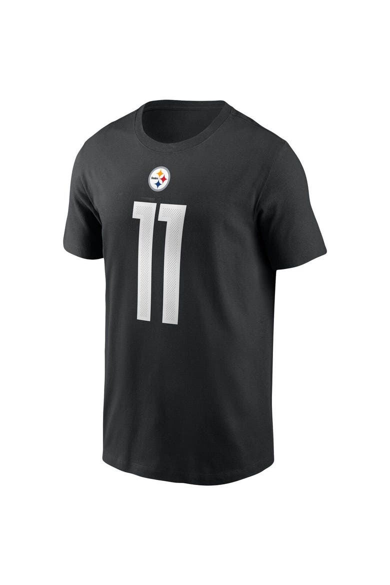 Men's Nike Chase Claypool Black Pittsburgh Steelers Name & Number T-Shirt, Main, color, BLACK