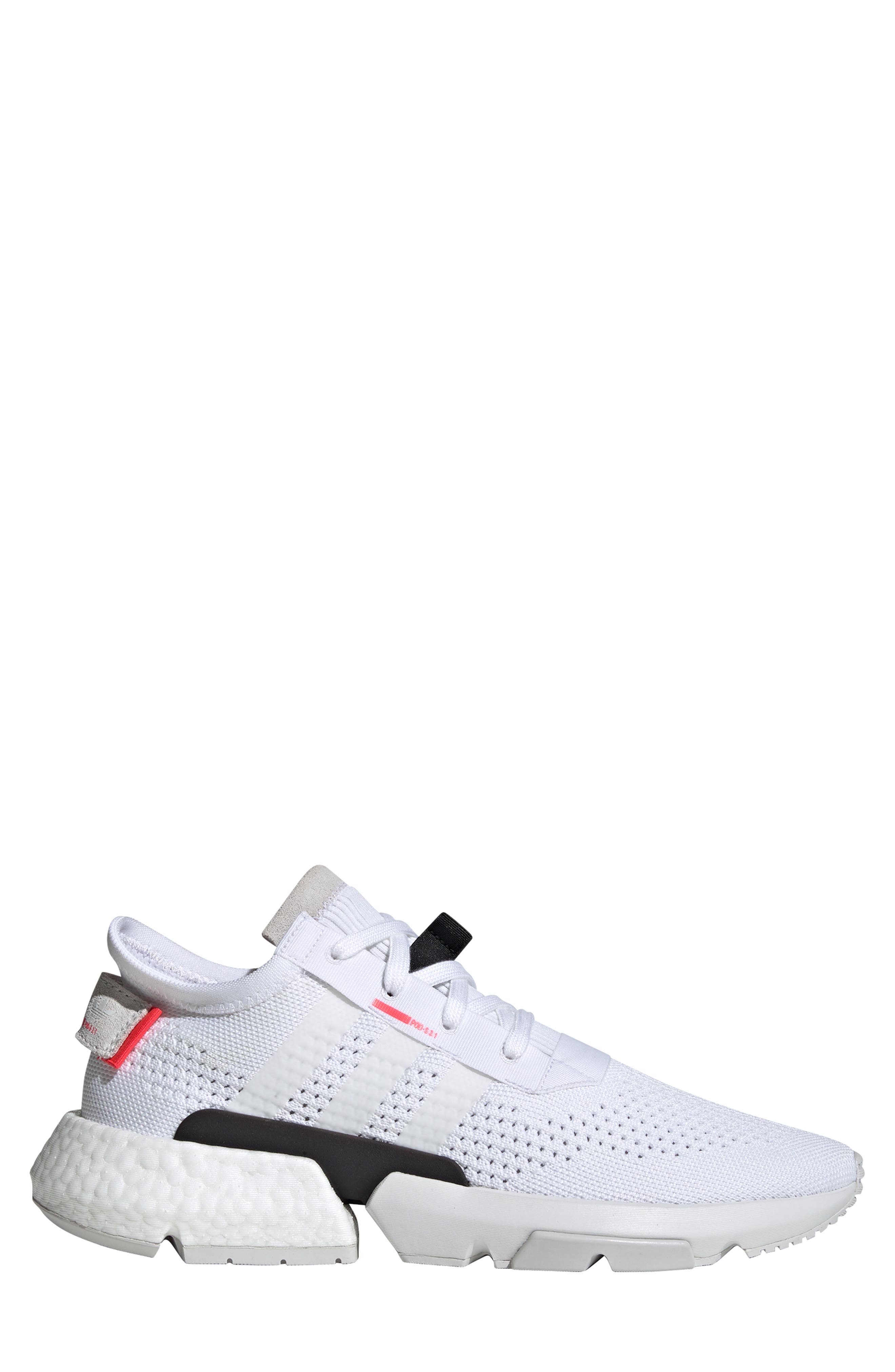 P.O.D. S3.1 Sneaker, Alternate, color, WHITE/ WHITE/ RED