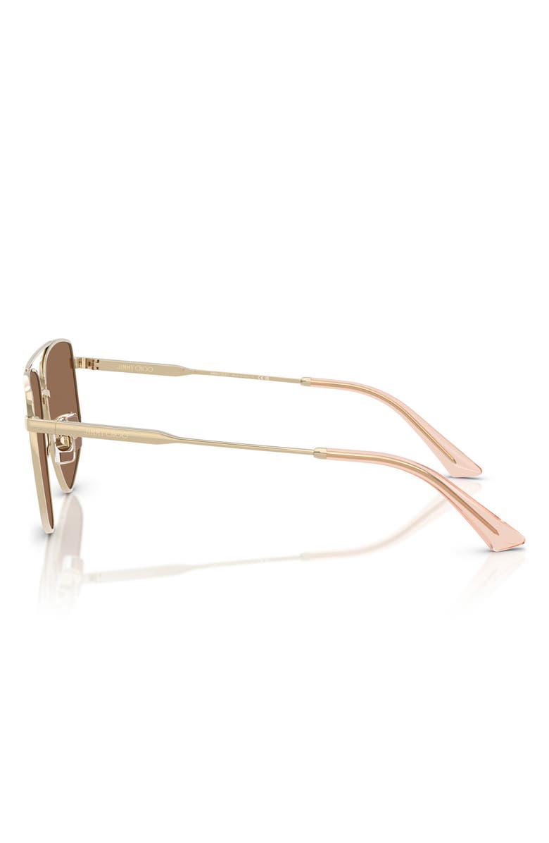 Jimmy Choo 58mm Pilot Sunglasses, Alternate, color,