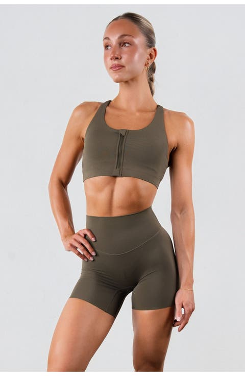 Pulse Zip Bra