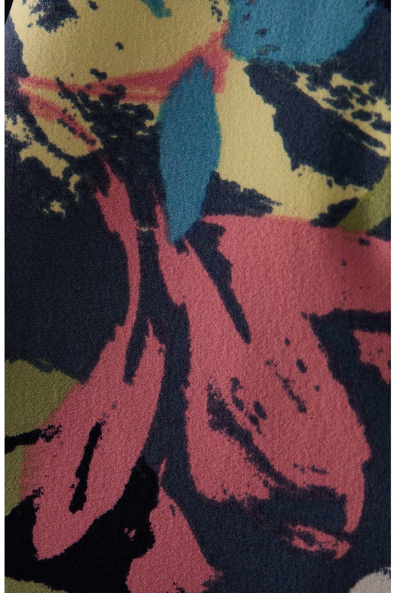5.5-Inch Water Repellent Swim Trunks, Alternate, color, NAVY/ DUSTY SAGE FLORAL