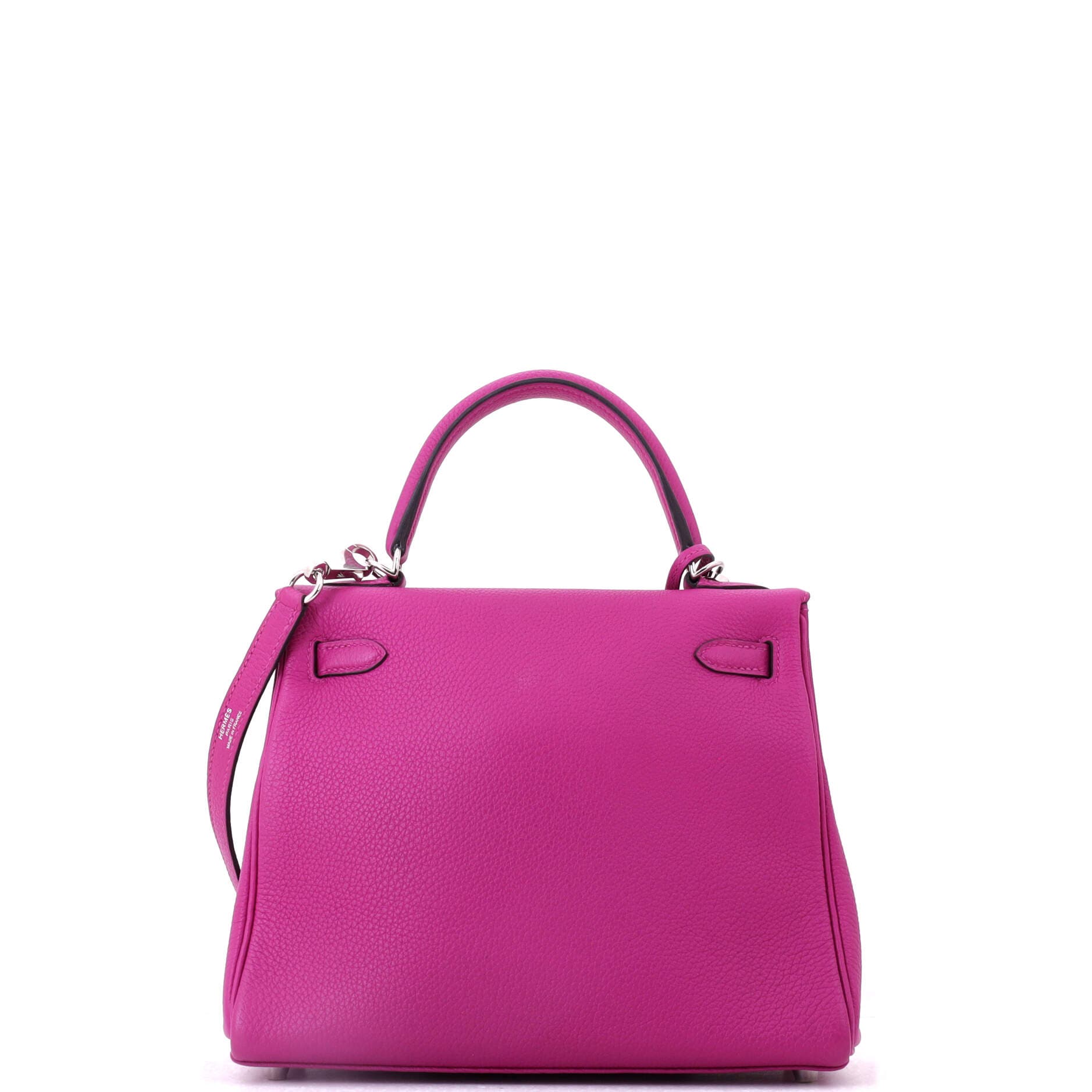 Pre-Owned Hermes Kelly Handbag Pink Togo with Palladium Hardware 25, Alternate, color, Rose Pourpre