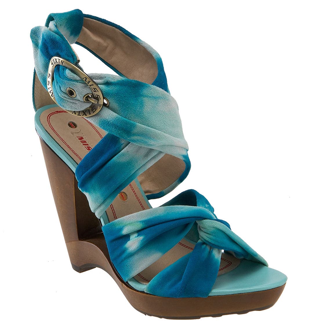 'Yolanda' Sandal, Main, color, AQUA