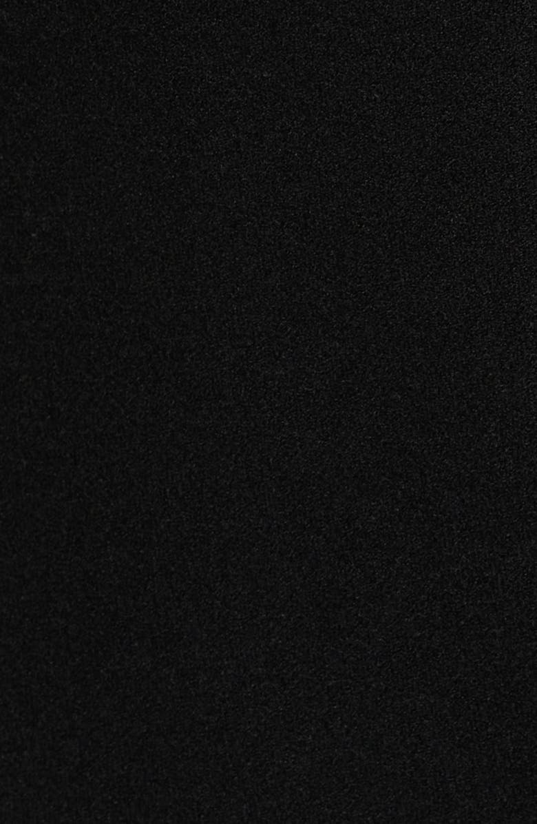 Eliza J Rhinestone Bow Strapless Gown, Alternate, color, Black