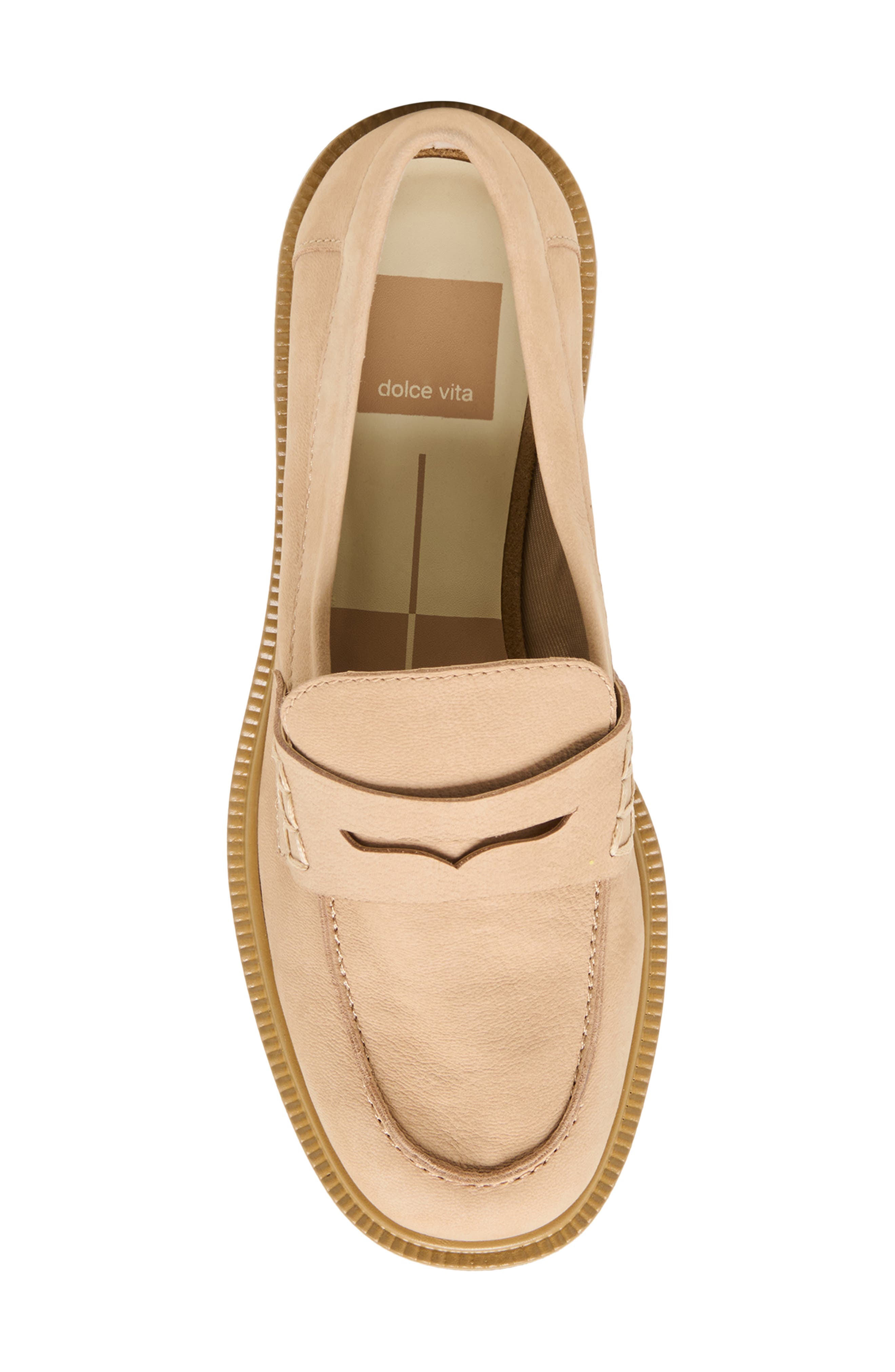 Tiggy Penny Loafer, Alternate, color, SAND NUBUCK