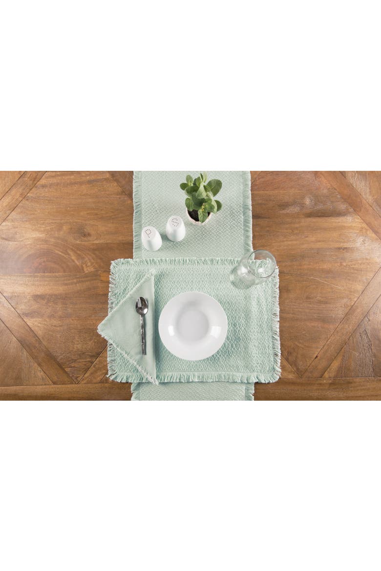 Nora Single Placemat, Alternate, color, Blue