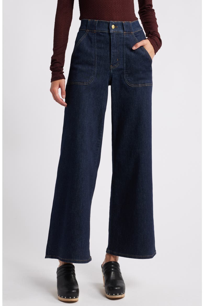 Modern High Waist Wide Leg Jeans, Main, color, RINSE