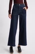 FRAME Modern High Waist Wide Leg Jeans
