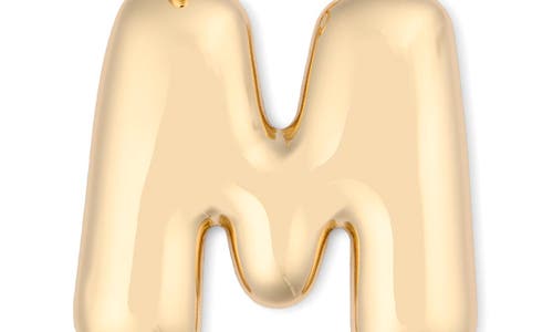 Leith Bubble Initial Bag Charm In Gold
