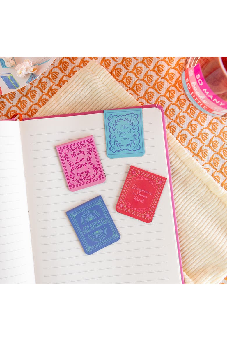 Book Club Magnetic Bookmark Set, Alternate, color, Assorted Pre-Pack
