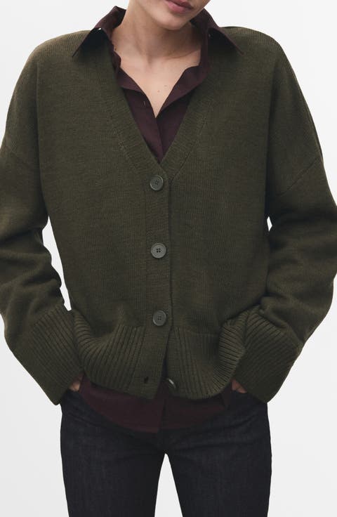 Oversize V-Neck Cardigan