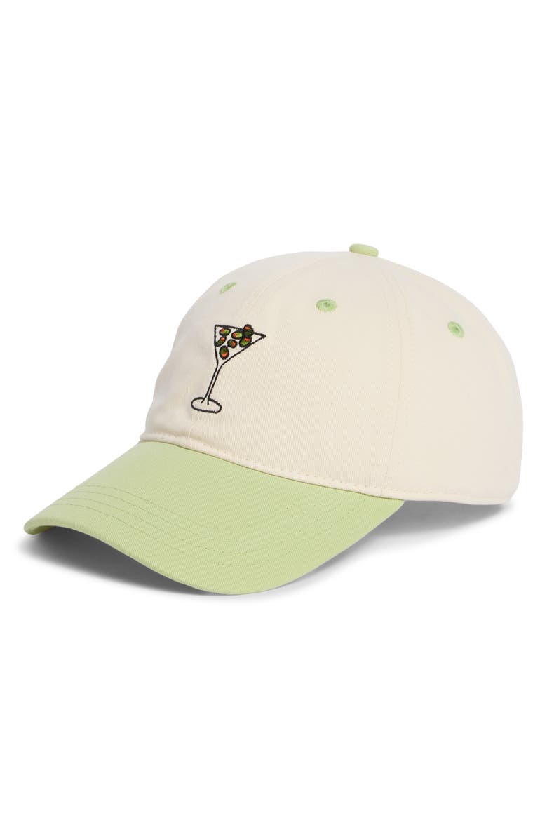 FRASIER STERLING Extra Olives Baseball Cap, Main, color, Cream